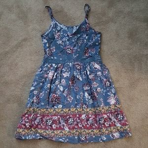 Women's short floral dress